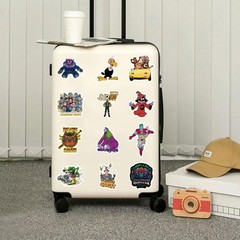 80s Cartoon Stickers Pack – 63 Vinyl Decals for Kids and Teens’ Decor