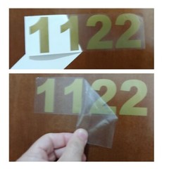 1-SET OF CUSTOM MADE PERSONALIZED VINYL DOOR,MAILBOX NUMBERS DECAL, (Model 10)