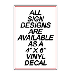 Delivery Driver Instructions Place Packages Over The Wall Sign / Decal