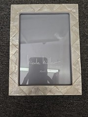 2 Pack Nicole Miller Home Picture Photo Frames Mother Of Pearl Rectangular 5 X 7