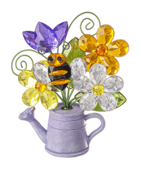 Crystal Expressions 4.5″ Water Can Posy Pot ACRY-731 Choose Design