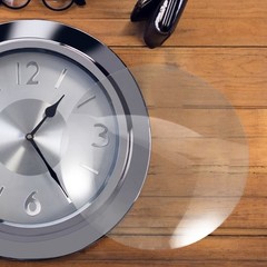Round Glass Clock Face Dome Replacement Repair Cover Clear Front