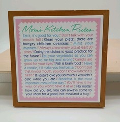 Hallmark Mom’s Kitchen Rules Tile