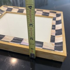 Picture Frame MacKenzie Inspired Crafted With Courtly Check Paper 5X7”