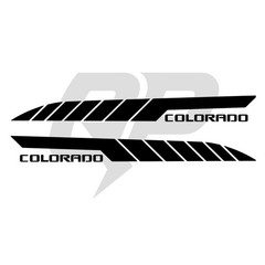 Compatible With Chevy Colorado Offroad Side Decals | Premium Vinyl Graphics 2PC