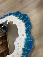 Custom Made Ocean Beach Theme Mirror 24×24