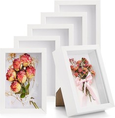 4×6 Shadow Box Picture Frames with Removable Hardware for Vertical or Horizontal