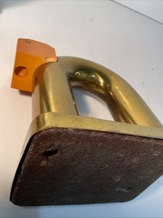 Chase Brass Elephant Bookends Walter Von Nessen Art Deco Gold Vintage Pair,READ