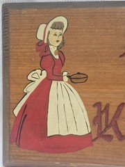 Antique OOAK Rustic Farmhouse Cabin Wood Sign Anne’s Kitchen Hand Carved Painted