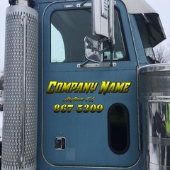 Custom Windshield Decal, Personalized Premium Automotive Vinyl text graphic CTDB