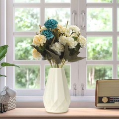 1-5Bundle Artificial Hydrangea Flower Silk Bouquet Party Home Decor UV Resistant