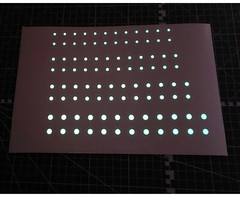 Glow in the Dark Luminous Side Dots, Fret Markers Decal Stickers for Guitars