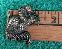 Vintage Solid Brass Squirrel & Rabbit Incense Stick Holders Free Shipping