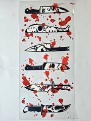 Horror UV DTF Transfer Sticker Wrap Tumbler UVDTF BUY 10+ GET COMBINED SHIPPING