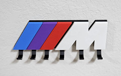 Motorsports B M W M / Wall Hanging SIX Keys Rack Hanger Organizer NEW
