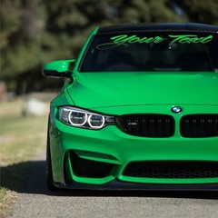 Custom Windshield Decal, Personalized Premium Automotive Vinyl text graphic CTDB