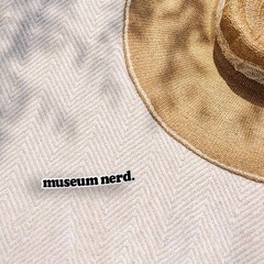 Museum Nerd Sticker – Cute Nerdy Decal for Laptop & Hydroflask Water Bottle