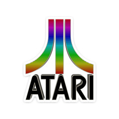 Retro Gaming Sticker 4 Inch Vinyl Decal Atari Game System