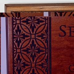 P Graham Dunn Carved Cherry Wood Wall Art Plaque Serenity Prayer 11×15″ Nice