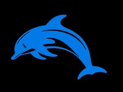 Dolphin design #2 Decal for car Windows Laptops most Smooth Surfaces