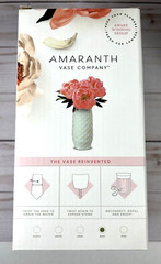 Amaranth Vase MINT GREEN 7.5″ Smarter Vase for Easy Stem Floral Care NEW