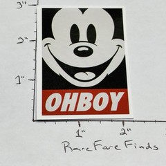 NEW‼ Mickey Mouse «Oh-Boy» Skateboard Laptop Vinyl Decal Sticker • w/ Tracking‼