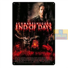 End Of Days – Arnold Schwarzenegger Movie Metal Poster -Sign- Size:20x30cm