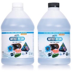TotalBoat Artist Epoxy Resin – 128 Oz. Gallon Kit with 1:1 Mix Rati… Fast Ship
