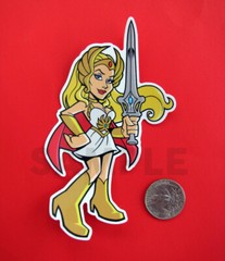 She-Ra Vinyl Sticker MOTU Masters of the Universe 80s Cartoon He-man Decals
