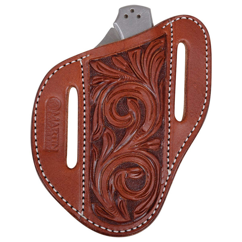 Martin Saddlery Floral Angled Knife Scabbard Large Kscabaff N/A Large