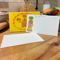 Retro recipe cards in original box, 3×5 vintage cards. Fast FREE SHIPPING