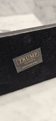 Rare 2008 Trump Home Collection Donald Trump Art Deco Metal Sculpture / Bookend