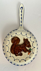 Sigma Tastesetter Ceramic Squirrel Skillet Pan Mold Spoon Rest – Vintage Kitchen
