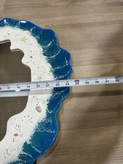 Custom Made Ocean Beach Theme Mirror 24×24
