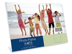 MCS Bent Acrylic Frame 4×6 Horizontal (Same Shipping Any Qty)