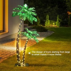 Impressive Artificial Lighted Solar Palm Tree – 4FT & 6FT Sizes Available