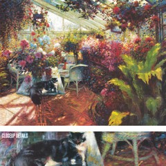 40W»x32H» PETE’S CONSERVATORY by GREG SINGLEY – INDOOR SUNROOM CHOICES of CANVAS