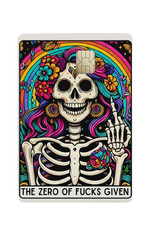 Bad Mama Skeleton Tarot Debit Card Credit Card Skin Vinyl Sticker