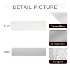 Generic Custom Aluminum Sign, Personalized Metal Signs with Text Logo Photo