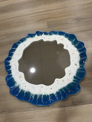 Custom Made Ocean Beach Theme Mirror 24×24