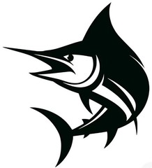 Marlin Fish Fishing Salt Life Die Cut Vinyl Decal Sticker