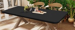 Rectangle Table Cloth, Waterproof Elastic Fitted Tablecloths for 6 Foot Tables,
