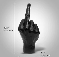 Resin Ornaments Of Middle Finger Statue Upright Figurine Art Sculpture Decor