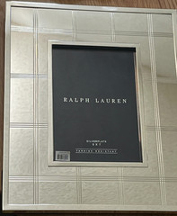 Ralph Lauren 5″ x 7″ Silver Plated Stainless Steel Picture Frame Chandler