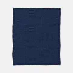 50″X 60″ Washed Knitted Throw Blanket Blue – Threshold