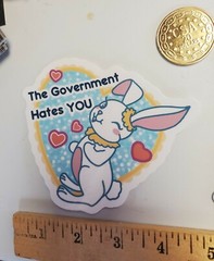 Joe Biden Easter Bunny Secret Service STICKERS 3 PACK *WORLDWIDE 🌐 SHIPPING*