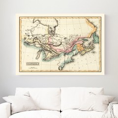 Old Map of Canada 1823 – Vintage Canada Art Wall Decor