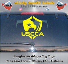 USCCA 6 inch window vinyl decal sticker