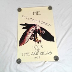 Rolling Stones Tour of the Americas 1975 Eagle Concert Poster 18×12 Reprint