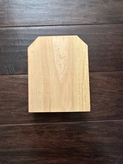 Abstract Wood Face Wall Plaque 3D Effect Rectangular Art for Any Room